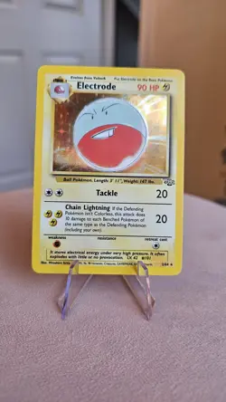 Electrode 2/64 Holo Jungle Set Pokemon Card WOTC MP - Image 1