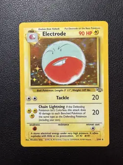 Electrode 2/64 Holo 1999 Jungle Base Set Pokemon Card TCG MP - Image 1