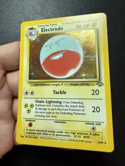 Electrode 2/64 Holo 1999 Jungle Base Set Pokemon Card TCG MP - Image 3