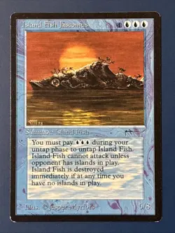 MtG Arabian Nights Edition: Island Fish Jasconius - Image 1