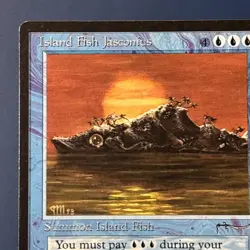 MtG Arabian Nights Edition: Island Fish Jasconius - Image 2