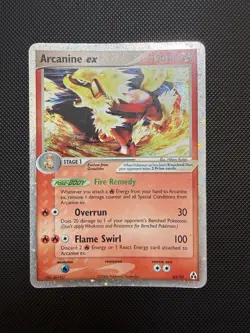 Arcanine ex 83/92 Legend Maker Pokemon Card MP - Image 1