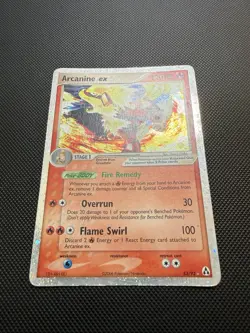 Arcanine ex 83/92 Legend Maker Pokemon Card MP - Image 2