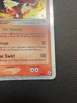 Arcanine ex 83/92 Legend Maker Pokemon Card MP - Image 5