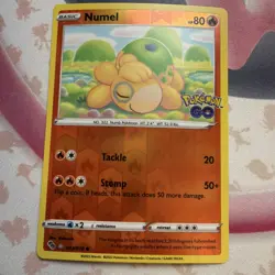 Numel Peelable Ditto Reverse Holo Pokemon Go TCG Card 013/078 Unpeeled - Image 1