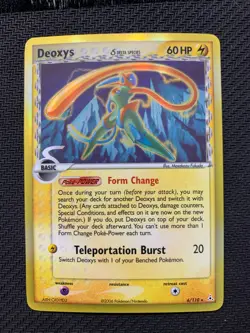 Deoxys 6/110 Delta Species Pokemon Card - Ruby & Sapphire EX Holon Phantoms set - Image 1