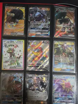 Pokemon Binder Collection Cards. Vmax, Ex gengar, mew, Eeveelution, charizard - Image 4
