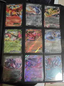 Pokemon Binder Collection Cards. Vmax, Ex gengar, mew, Eeveelution, charizard - Image 5