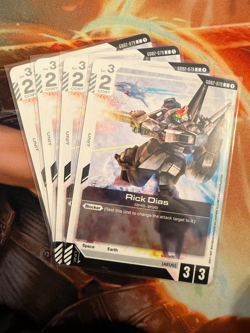 4x Playset - Rick Dias GD02-079 NM - Gundam TCG Card Game - Image 1