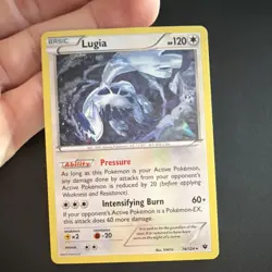 Pokemon Lugia Cracked Ice Holo 78/124 120HP Fates Collide Exclusive TCG Card - Image 1