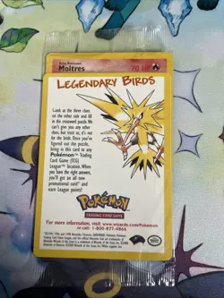 Pokemon the Movie 2000 Legendary Birds (moltres) Promo Card Set (SEALED) - Image 1
