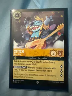 Stitch - Rock Star Disney Lorcana Promo Cards - Image 1