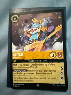 Stitch - Rock Star Disney Lorcana Promo Cards - Image 2