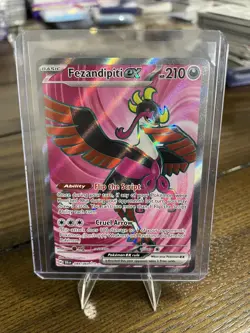 Pokemon SV Shrouded Fable Fezandipiti EX Ultra Rare Full Art Card NM 084/064 - Image 2