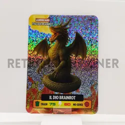 LAMINCARD ITALIAN BRAINROT DIRAMIX Cards 2025 - HOLO 150 Il Dio Brainrot - Image 1