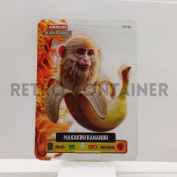 LAMINCARD ITALIAN BRAINROT DIRAMIX Cards 2025 - 72 Makakini Bananini - Image 1