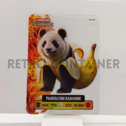 LAMINCARD ITALIAN BRAINROT DIRAMIX Cards 2025 - 76 Pandaccini Bananini - Image 1