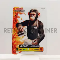 LAMINCARD ITALIAN BRAINROT DIRAMIX Cards 2025 - 101 Scimpanzelli Cappuccini - Image 1