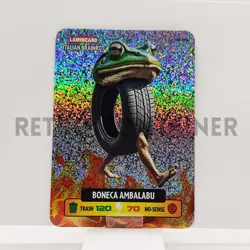 LAMINCARD ITALIAN BRAINROT DIRAMIX Cards 2025 - HOLO 140 Boneca Ambalabu - Image 1