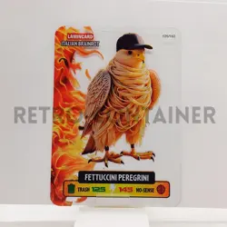 LAMINCARD ITALIAN BRAINROT DIRAMIX Cards 2025 - 125 Fettuccini Peregrini - Image 1