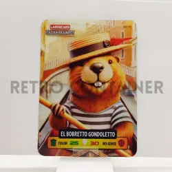 LAMINCARD ITALIAN BRAINROT DIRAMIX Cards 2025 - 23 El Bobretto Gondoletto - Image 1