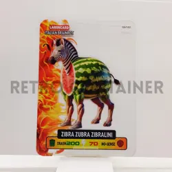 LAMINCARD ITALIAN BRAINROT DIRAMIX Cards 2025 - 68 Zibra Zubra Zibralini - Image 1