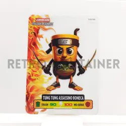 LAMINCARD ITALIAN BRAINROT DIRAMIX Cards 2025 - 122 Tung Tung Assassino Boneca - Image 1