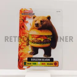 LAMINCARD ITALIAN BRAINROT DIRAMIX Cards 2025 - 63 Burgerini Bearini - Image 1