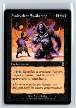 (2x) MALEVOLENT AWAKENING - Odyssey - MTG Magic the Gathering Card - Uncommon - Image 1