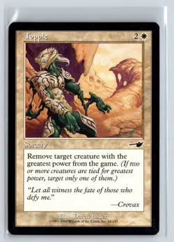 (2x) TOPPLE - MTG Magic the Gathering Card - Nemesis - Common - Image 1
