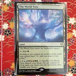 Magic the Gathering the World Tree Kaldheim Regular Card MT/MN Condition - Image 1