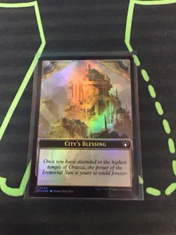 MTG Magic The Gathering City’s Blessing Token Foil CMM Commander - Image 1