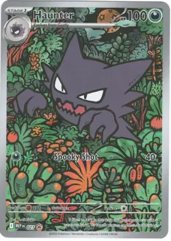 Haunter 027 Black Star Promo NM - Mega Evolution Gengar Battle Deck Holo - Image 1