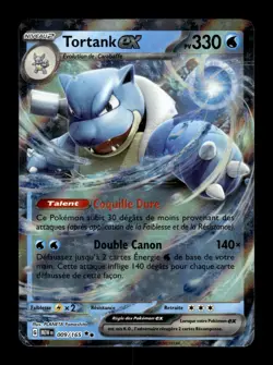Carte Pokemon Tortank-EX 009/165 151 FR - Image 1