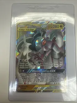 Pokemon TCG Arceus & Dialga & Palkia GX TagTeam 156/236 Sm-Cosmic Near Ment - Image 1
