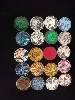 Pokemon TCG COIN LOT 20 coins - Image 1