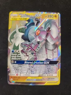 Arceus & Dialga & Palkia GX 156/236 Pokemon Tage Team Cosmic Eclipse Holo Rare - Image 1