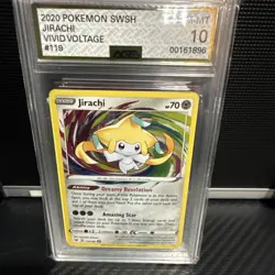 Pokemon SWSH Jirachi Vivid Voltage #119/185 2020 NM Condition - Image 1