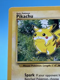 Pikachu #60/64 - 1999 Fossil Set - Non-Holo - Vintage WOTC Pokemon - Image 2