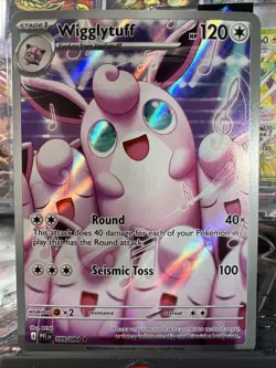 Wigglytuff - 105/094 - TCG Pokemon Phantasmal Flames - Illustration Rare NM - Image 1
