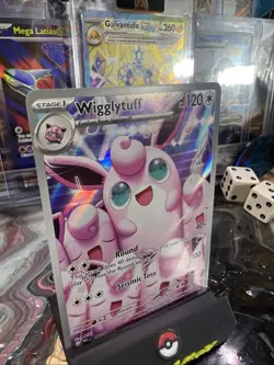 Wigglytuff - 105/094 - TCG Pokemon Phantasmal Flames - Illustration Rare NM - Image 3