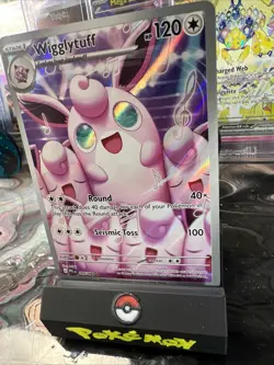 Wigglytuff - 105/094 - TCG Pokemon Phantasmal Flames - Illustration Rare NM - Image 4