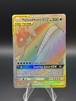 Pokemon Magikarp & Wailord GX (Secret) 183/181 Sun & Moon Team Up - Image 1