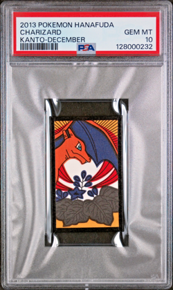 Pokemon Charizard Hanafuda Kanto 2013 Japanese Rare PSA 10 Gem Mint - Image 1