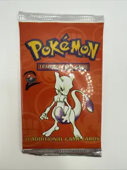 Pokemon Base Set 2 WOTC Booster Pack New Sealed Mewtwo Art - Image 3