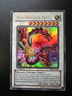 Sun Dragon Inti ABPF-EN042 Ultra Rare 1st Edition Near Mint Yugioh - Image 1