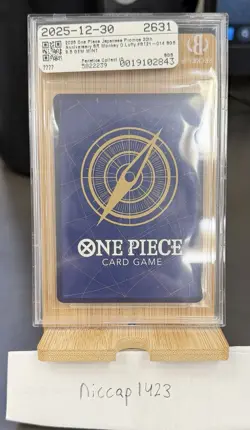 2025 Bandai One Piece 20th Anniversary Promo Monkey D. Luffy SR BGS 9.5 ST21-014 - Image 2