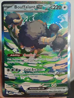 Bouffalant EX 170/086 Special Illustration Rare NM White Flare Pokemon TCG - Image 1