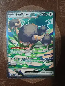 Bouffalant EX 170/086 Special Illustration Rare NM White Flare Pokemon TCG - Image 4