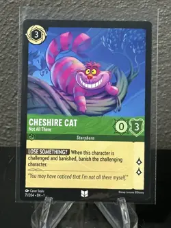 Disney Lorcana - Cheshire Cat Not All There 71/204 Non-foil - Image 1
